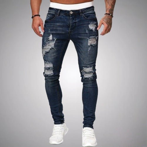 Herren-Jeans im Skinny Fit mit Rissen