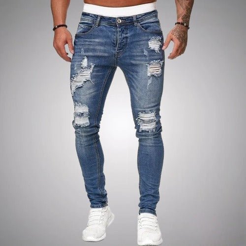 Herren-Jeans im Skinny Fit mit Rissen