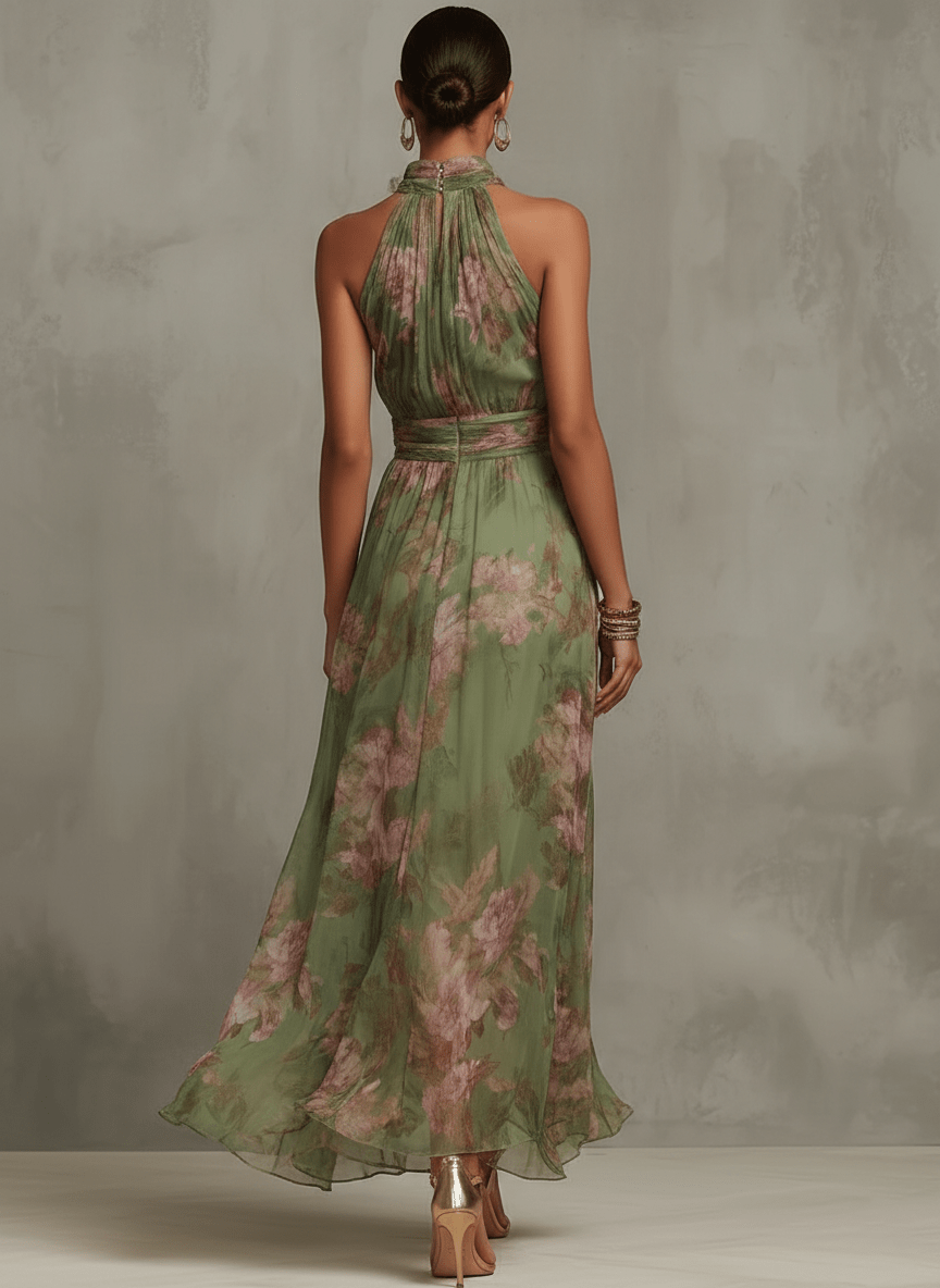 Maxikleid mit Blumenmuster