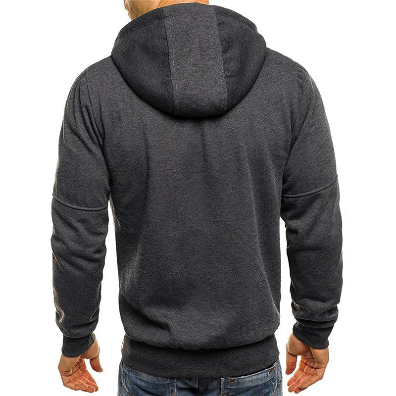 Kapuzenjacke Mit Durchgehendem Reißverschluss