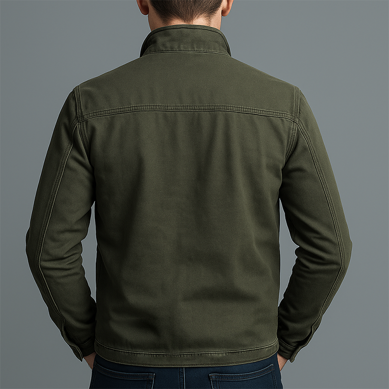 Klassische Jacke mit lockerer Passform