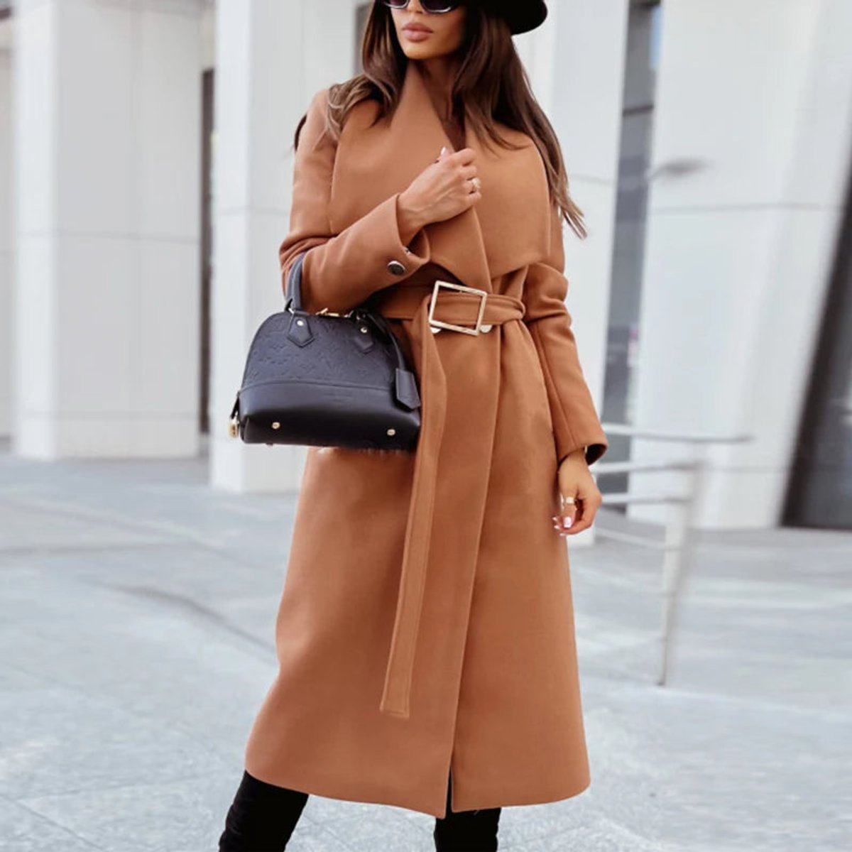 Amelia Langer Parka mit Gürtel