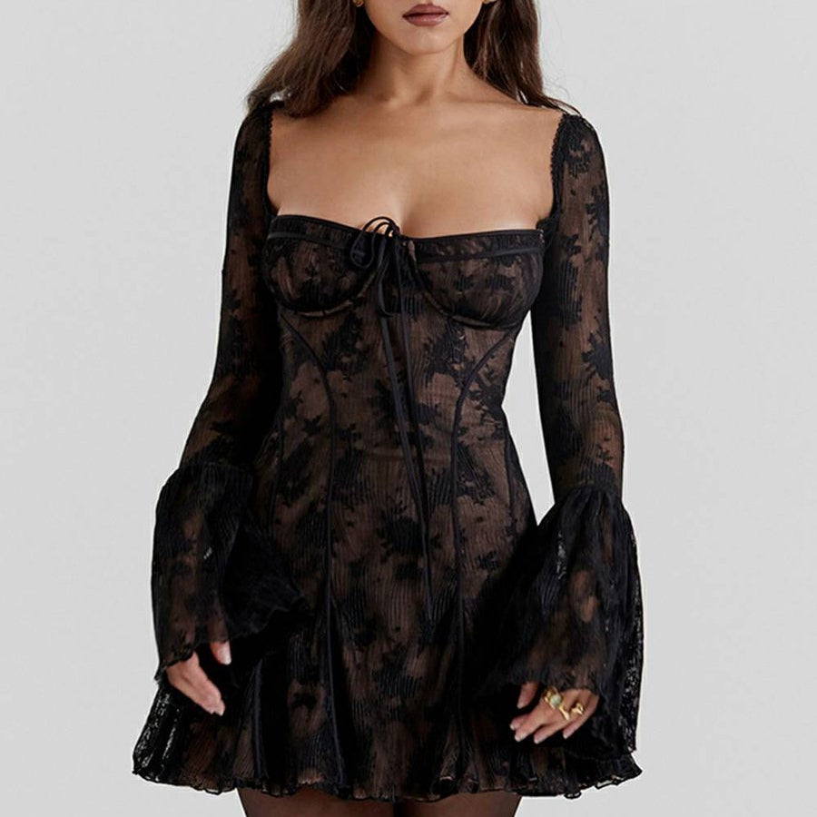 Amelia Kleid Mit Glockenärmeln