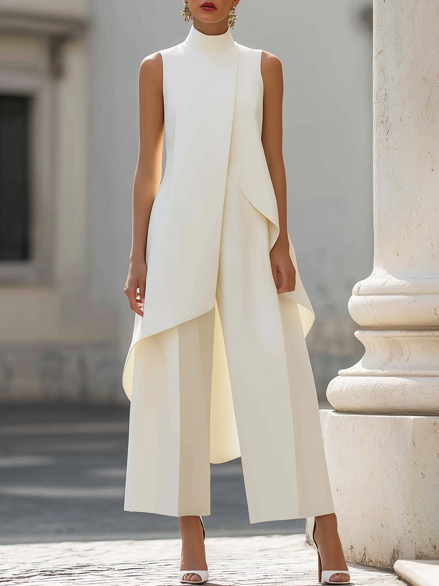 Hosen-Set mit weitem Bein