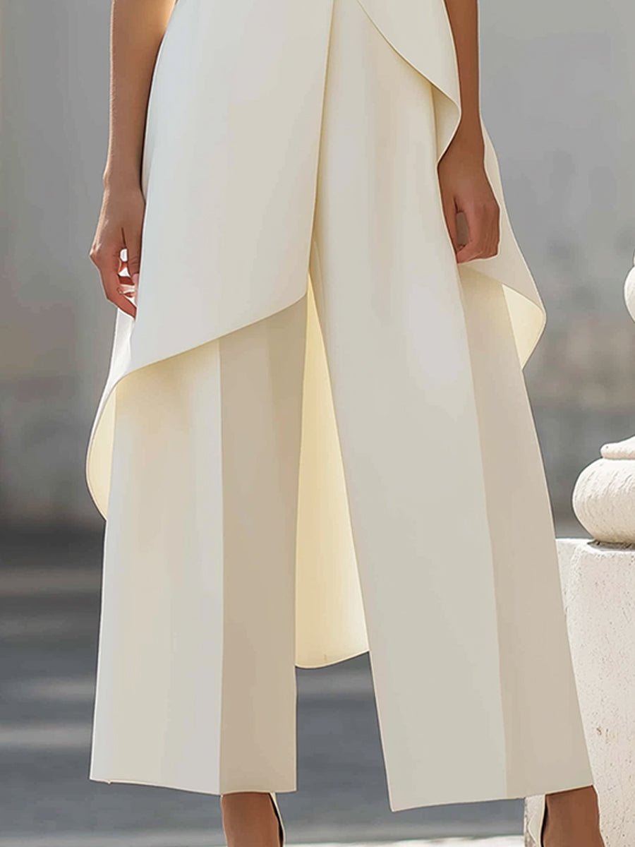 Hosen-Set mit weitem Bein
