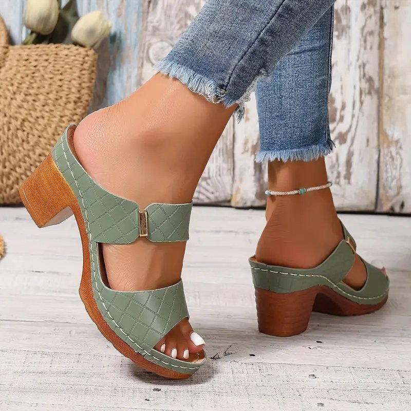 Emma Komfort-Sandalen mit Blockabsatz