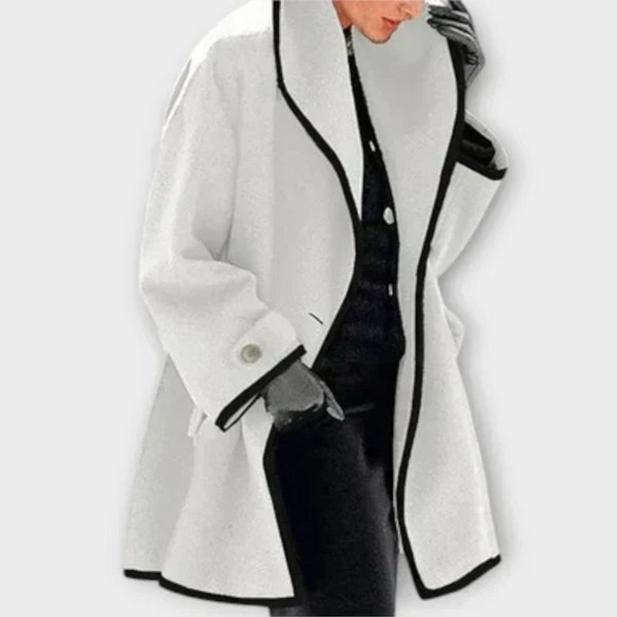 Aria Oversized Parka Mit Kontrastbesatz