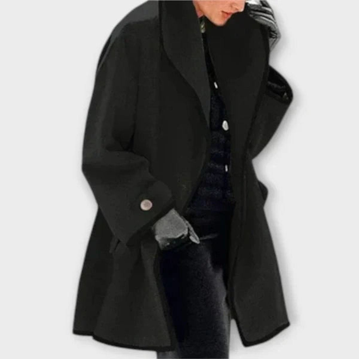Aria Oversized Parka Mit Kontrastbesatz