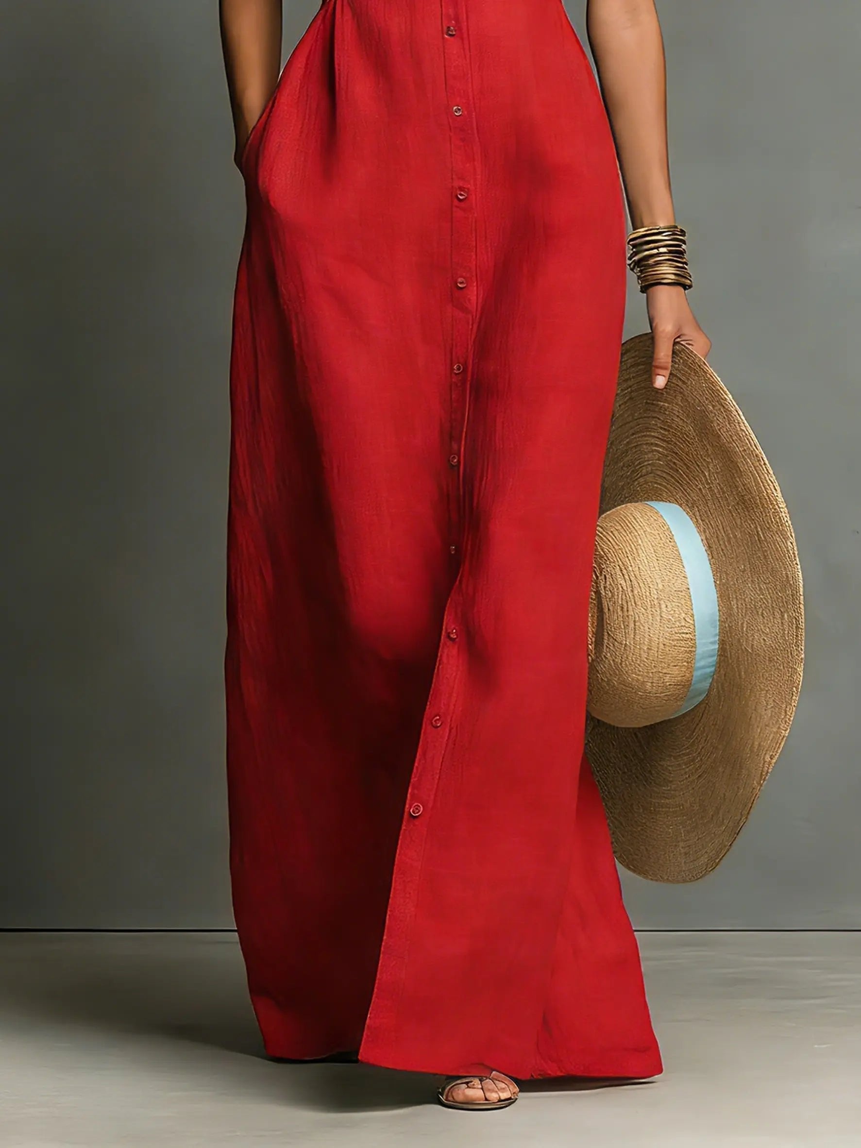Penelope Ärmelloses Hemdblusenkleid